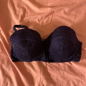 Adore Me push up Balconette bra with detachable straps